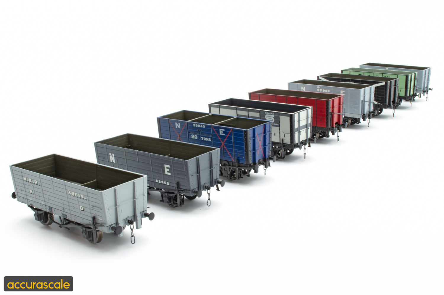 Black Diamond To Technicolour - NER 20T Hopper Decorated Samples