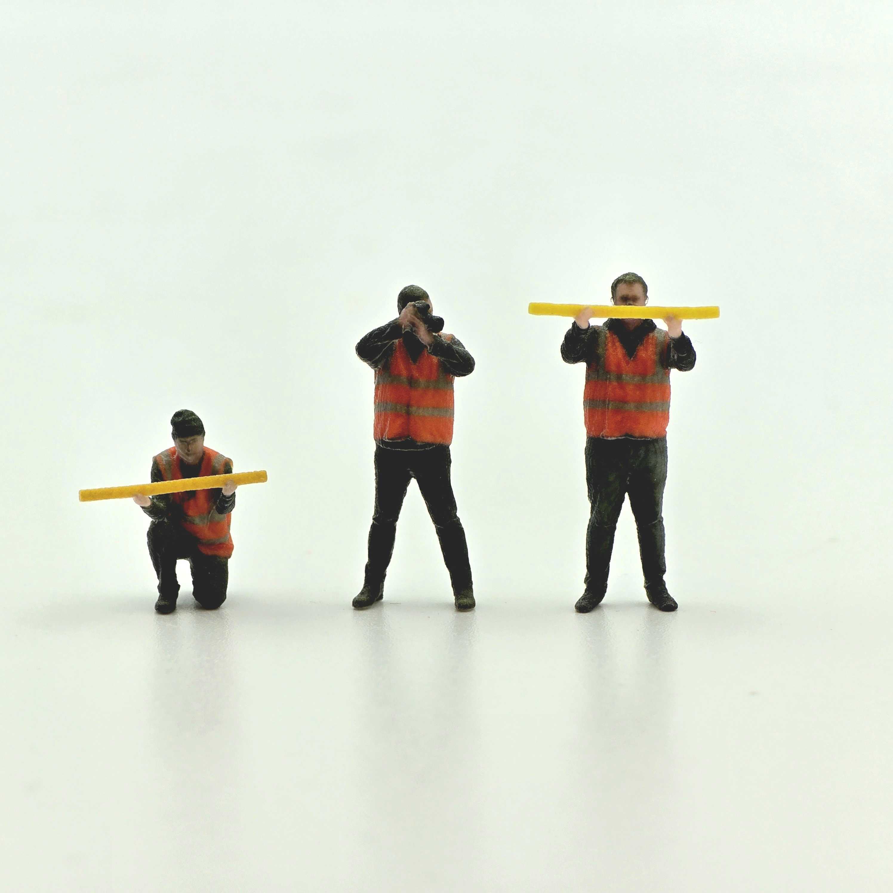 Equipe de Pesquisa Accurascale - Pacote de Três Figuras - Escala OO (1/76)