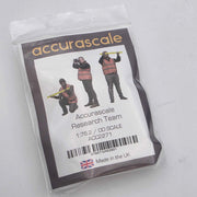 Echipa de cercetare Accurascale - Pachet cu trei figuri - Scara OO (1/76).
