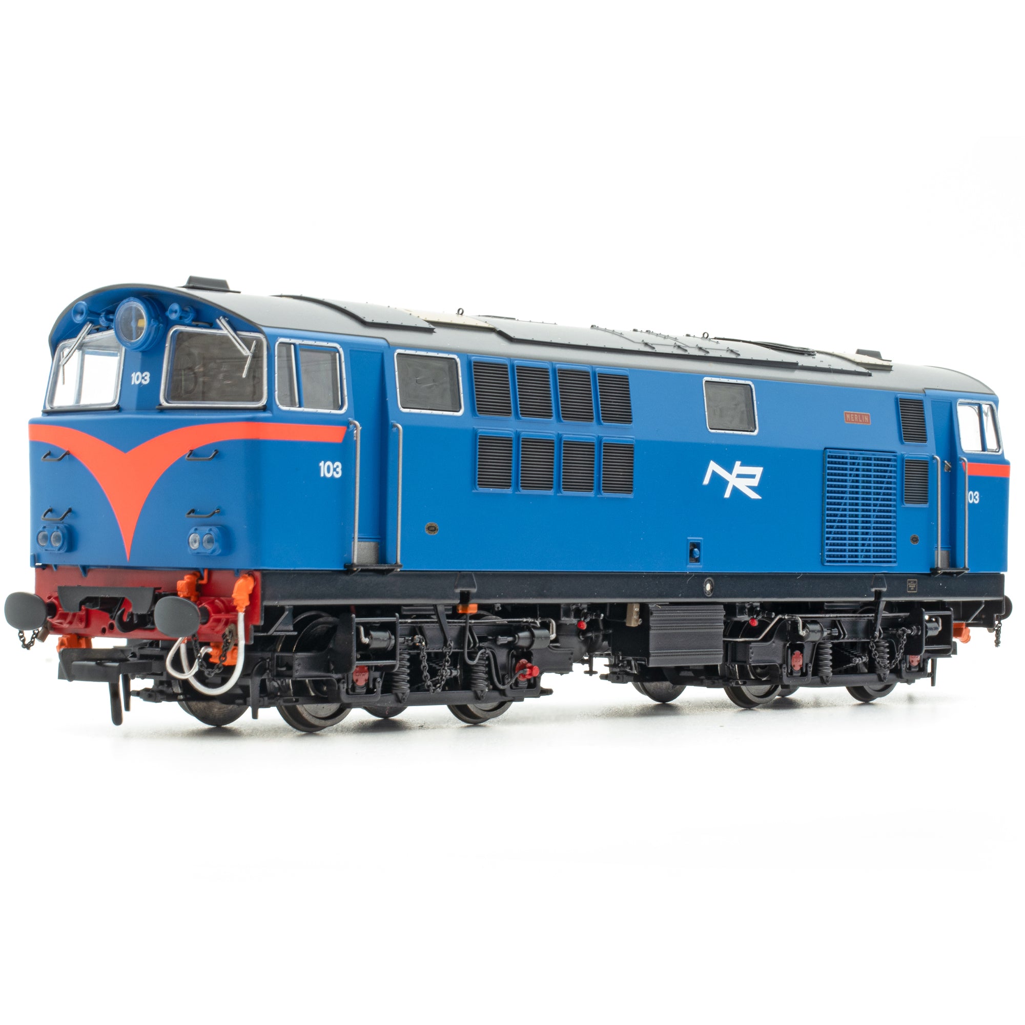 103 'Merlin' NIR Blue, cu Red Arc - DCC Sound