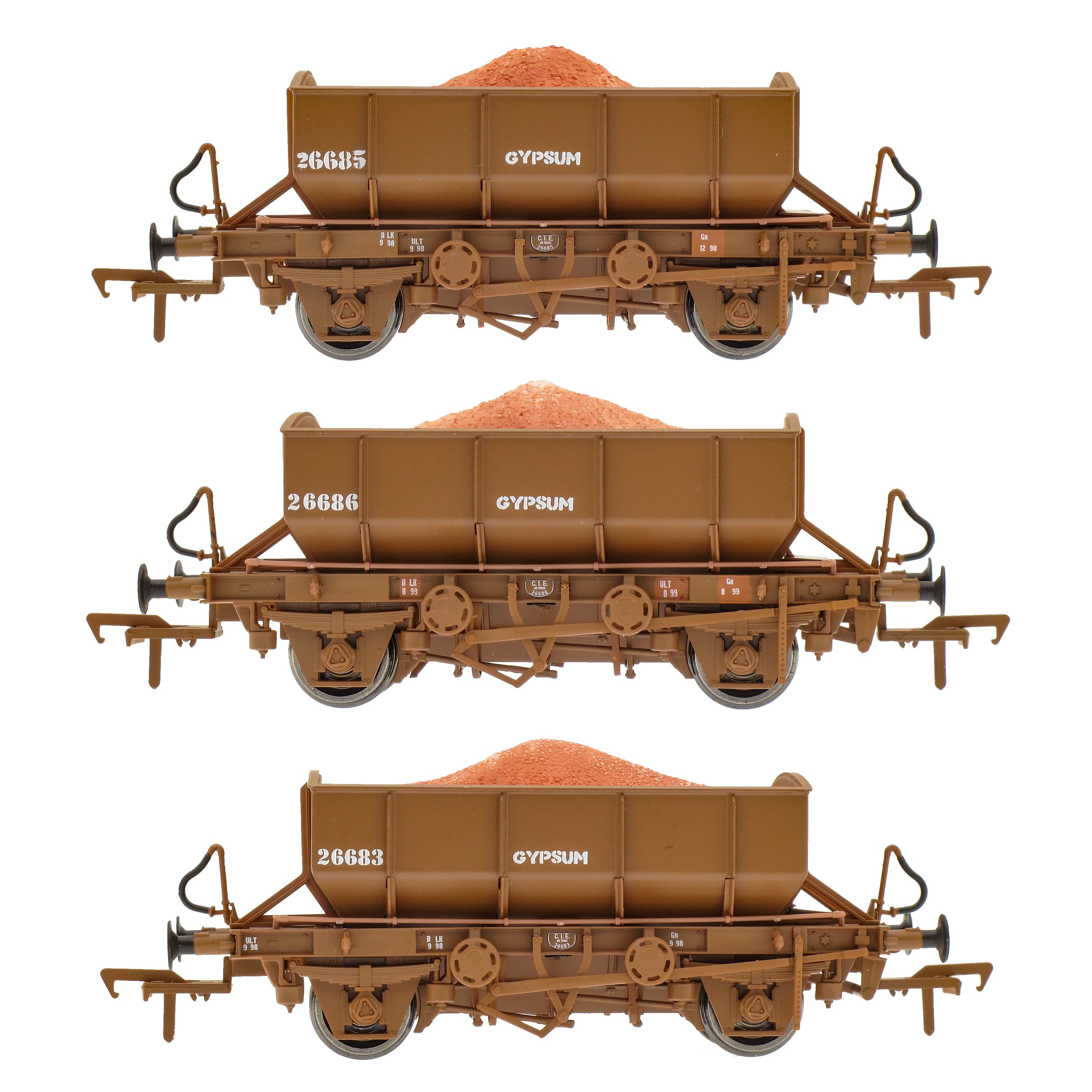 CIE/IR Gypsum Ore Wagon - Triple Pack C