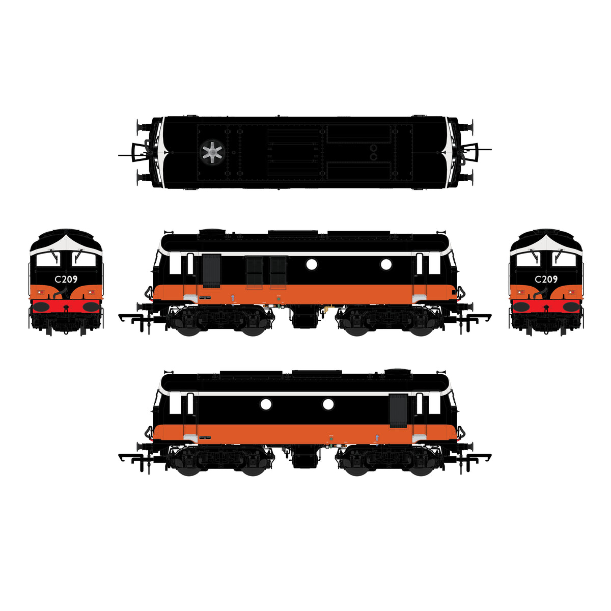 C/201 Class - Black & Tan - C209 - DCC Sound Fitted