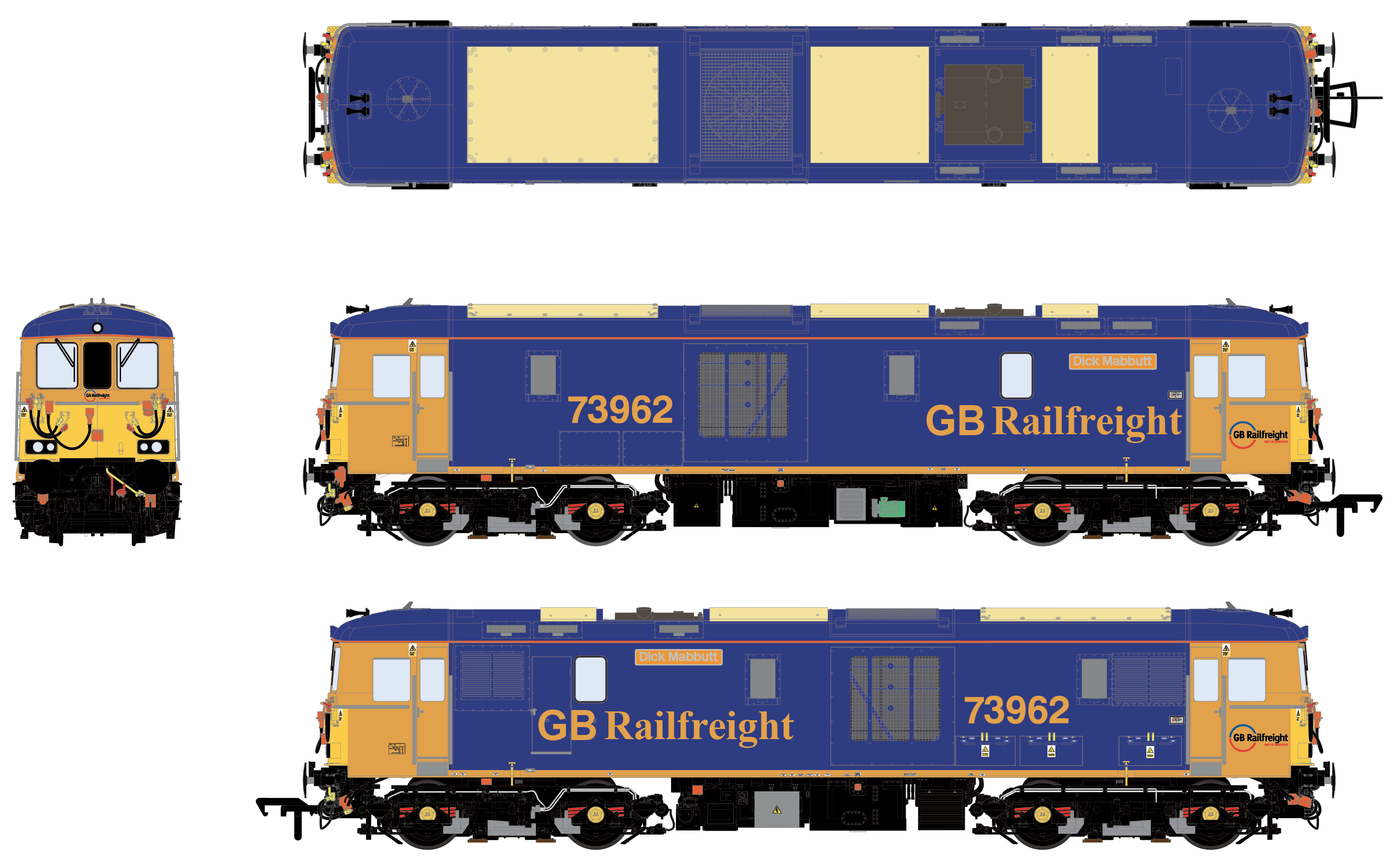 Clasa 73 - GBRf (Timpuriu) - 73962 Dick Mabbutt