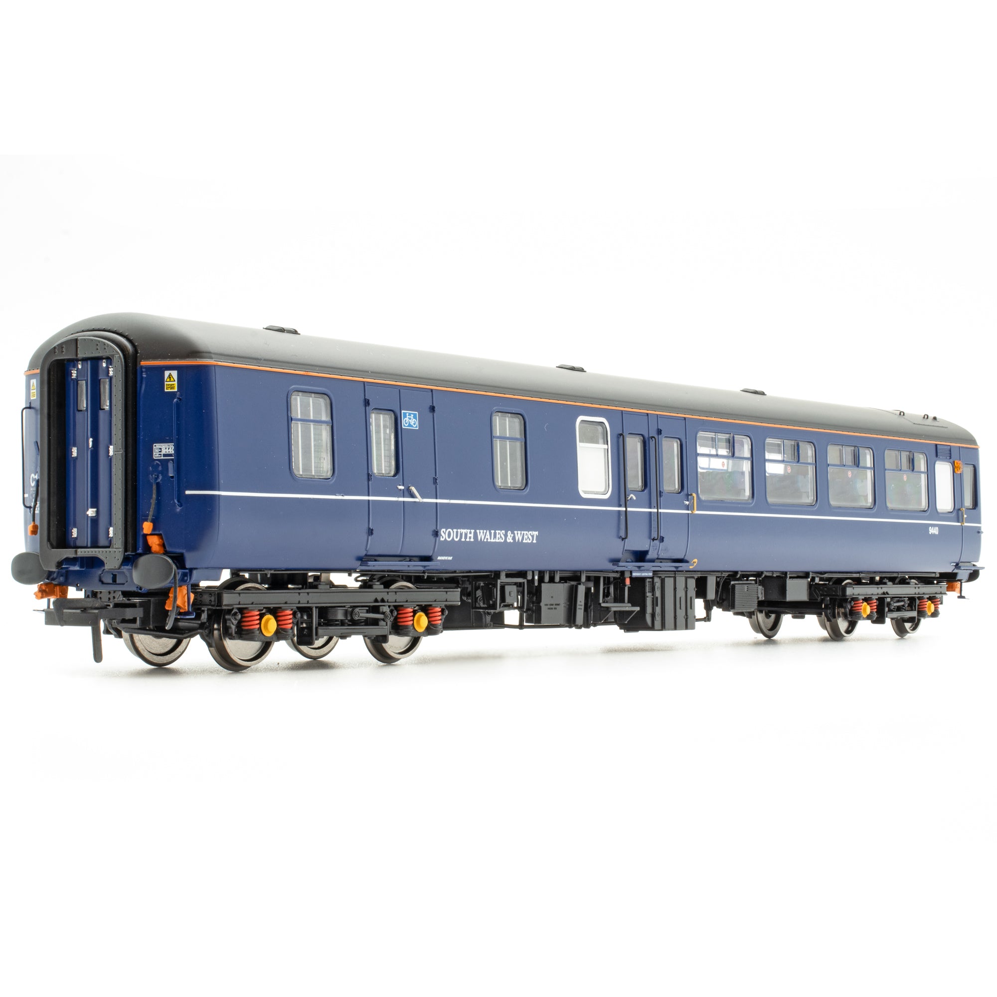 BR Mk. 2c (petite fenêtre de toilette) BSO 9440 South Wales & West blue