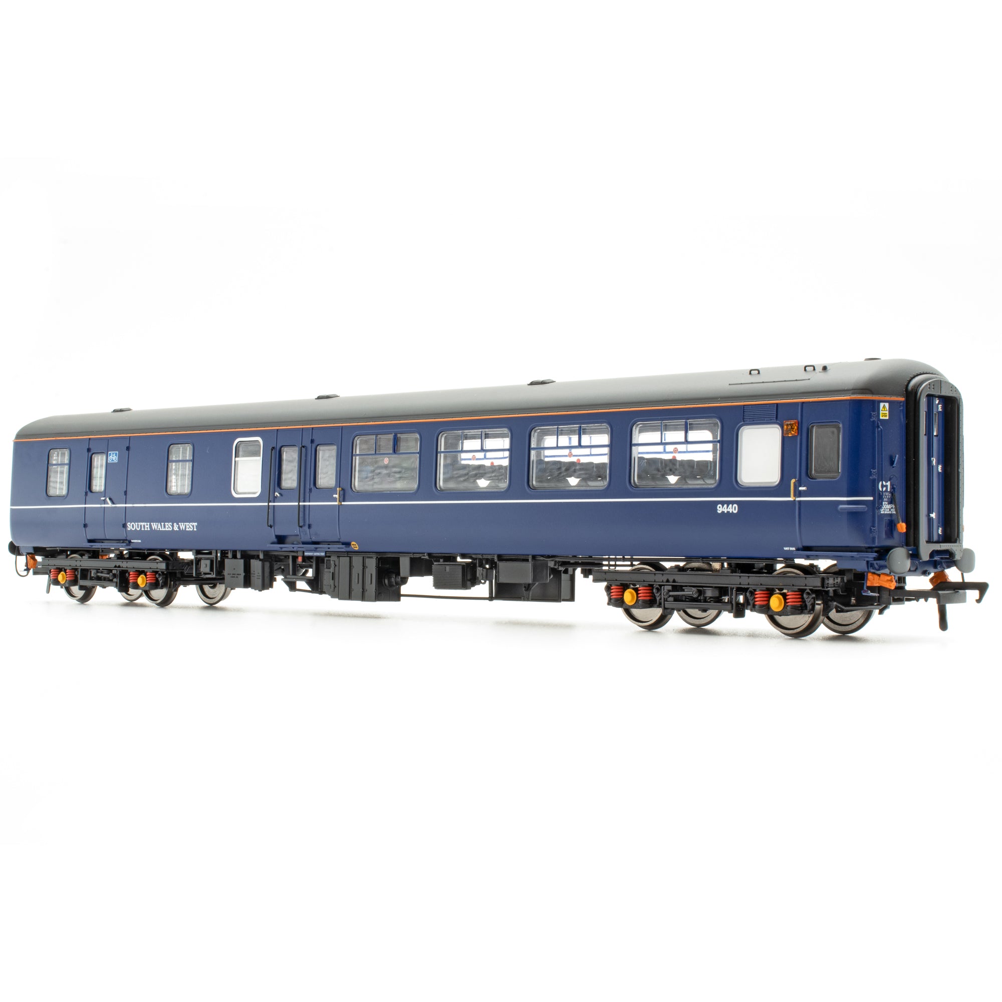 BR Mk. 2c (petite fenêtre de toilette) BSO 9440 South Wales & West blue