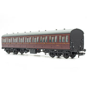 BR Mk1 57' Non-Gangway Coach - S - Lined Maroon  (Low position) M46071