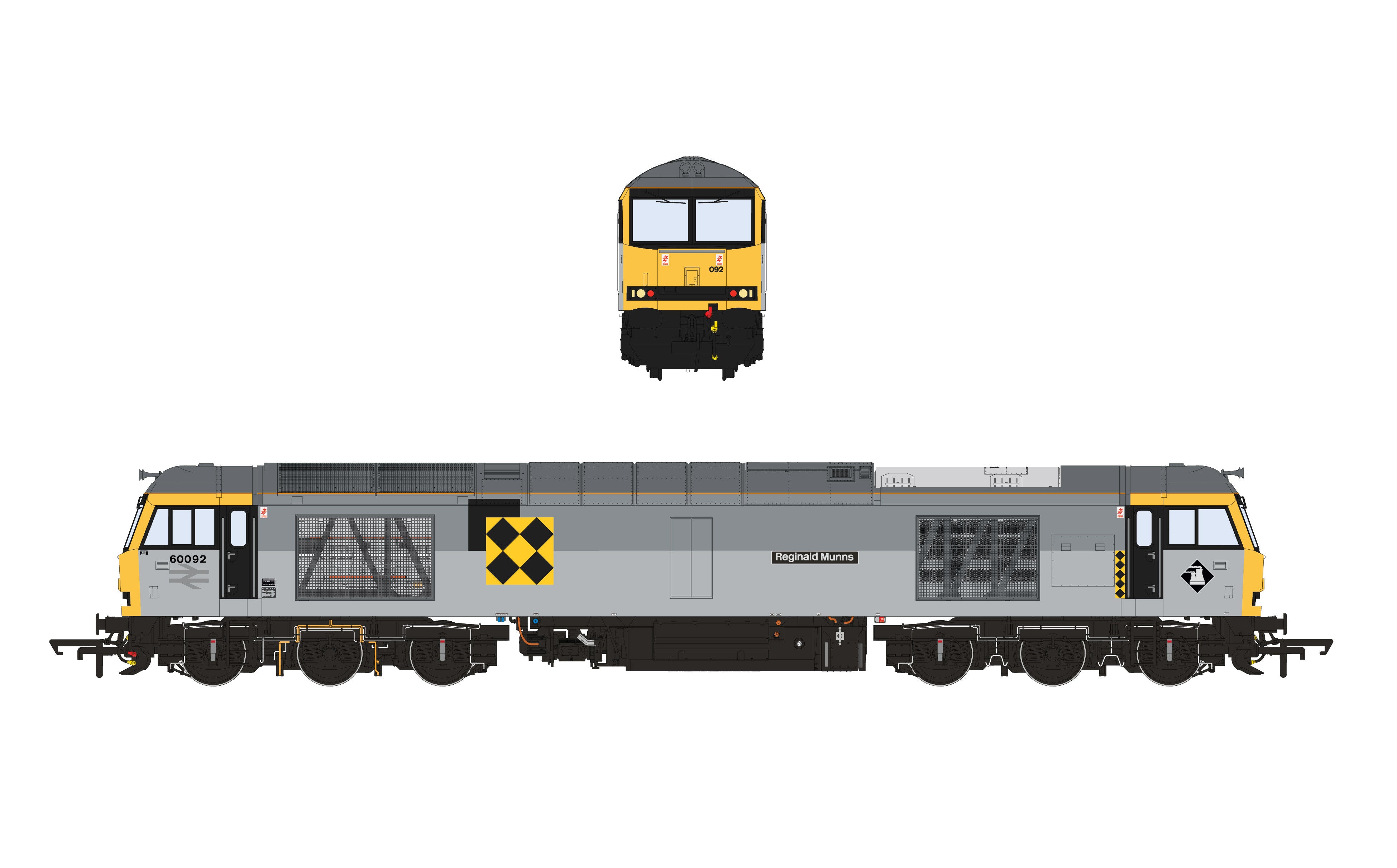 Class 60 - TTG Coal - 60092 - DCC Sound Fitted
