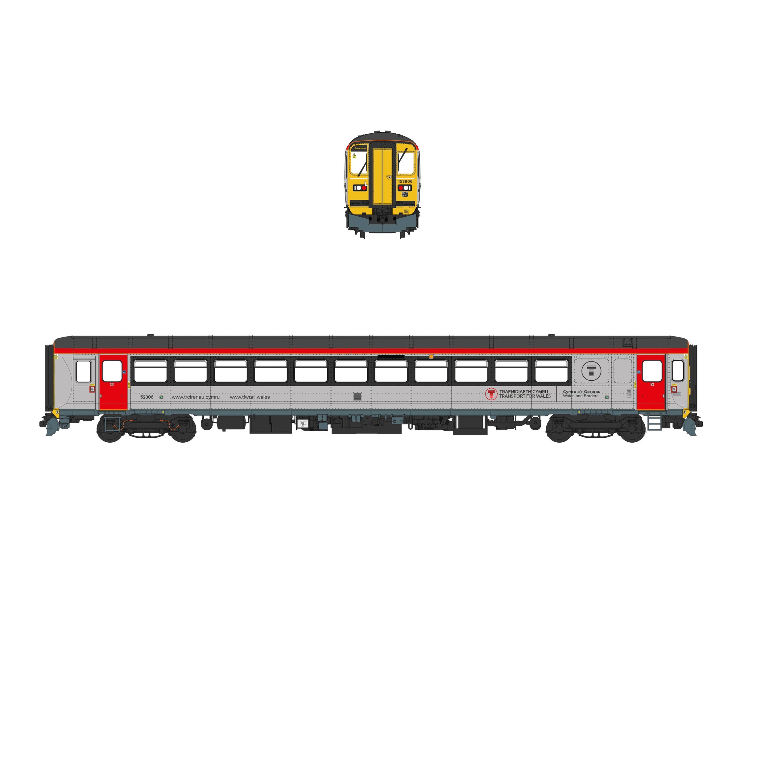 Classe 153 - TfW - 153906 - Escala OO