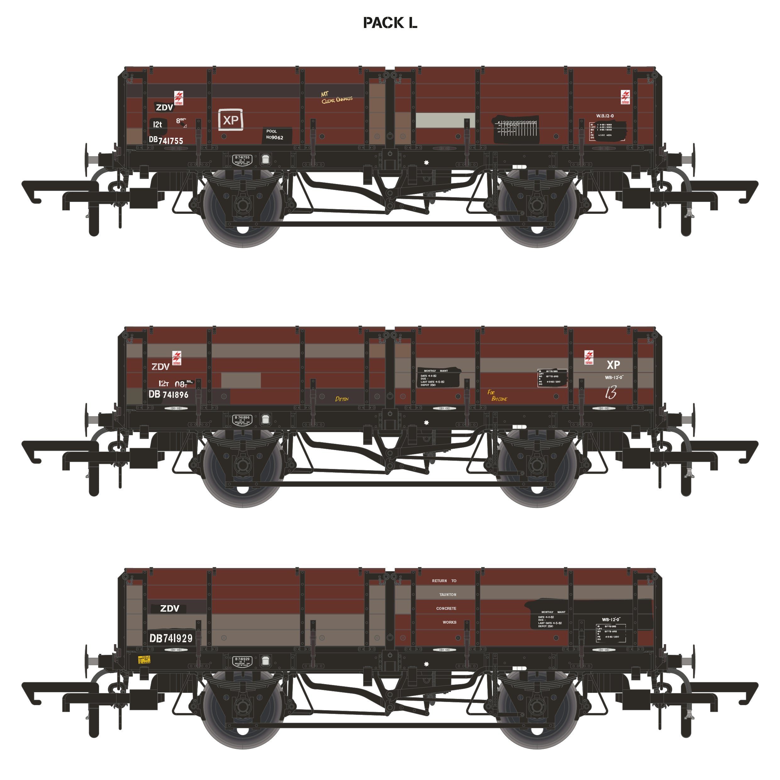 ZDV -  Worn Bauxite - Triple Pack L