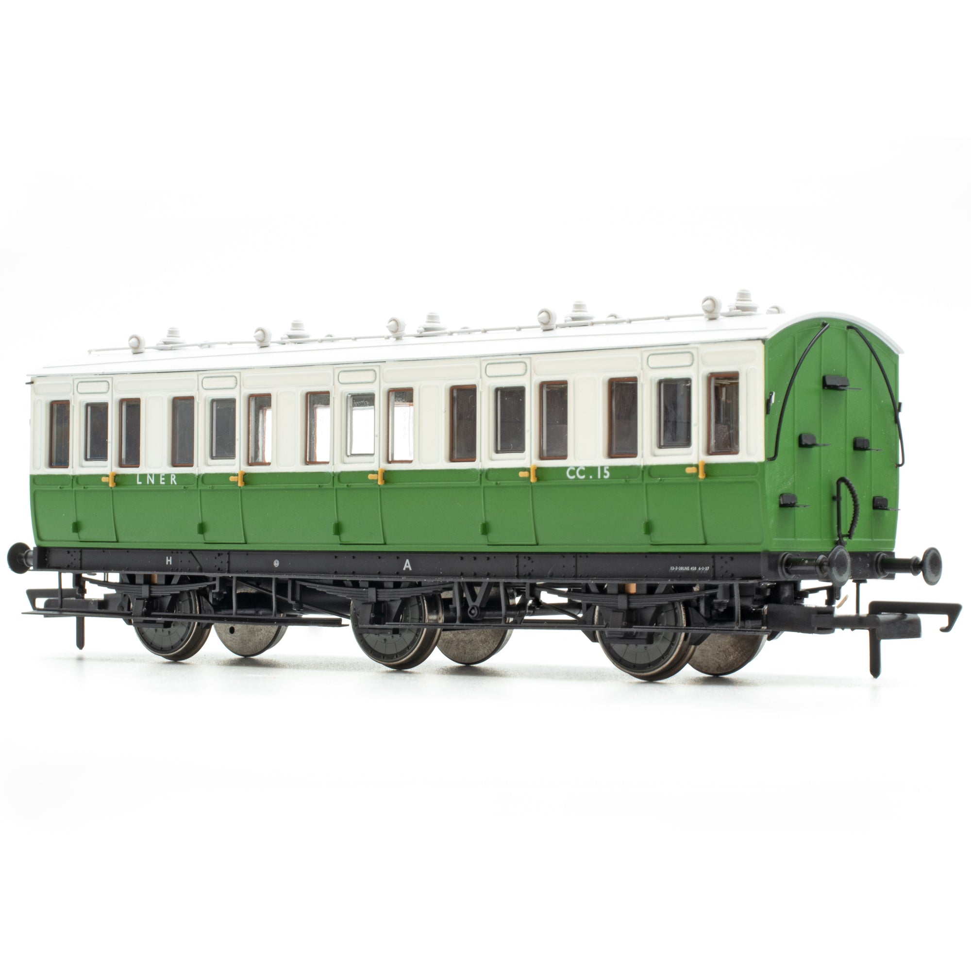 Genesis 6w - Carrozze Campeggio LNER Verde/Crema - Confezione Doppia J
