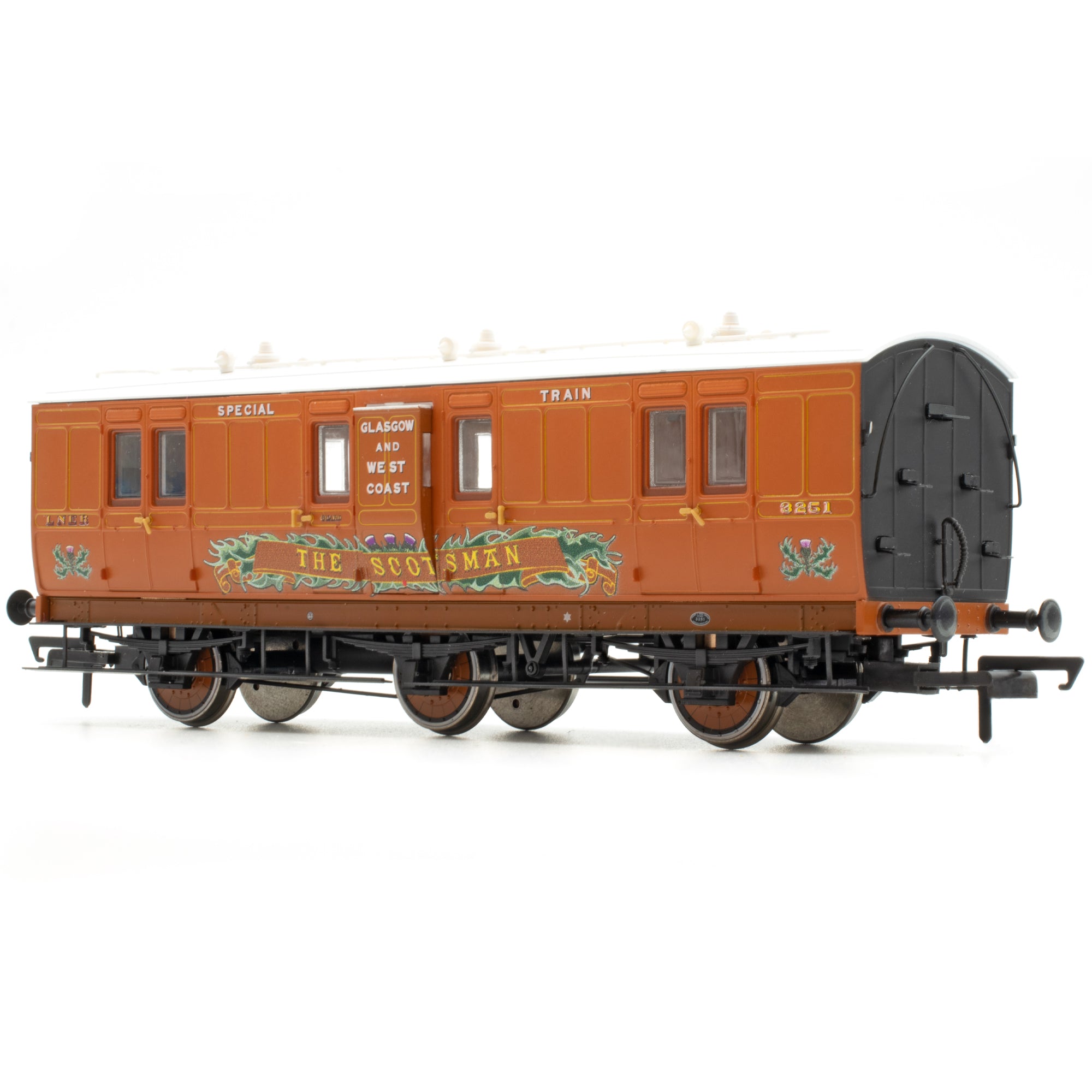 Genesis 6w - LNER Teak Dipinto/'The Scotsman' - Confezione Doppia F