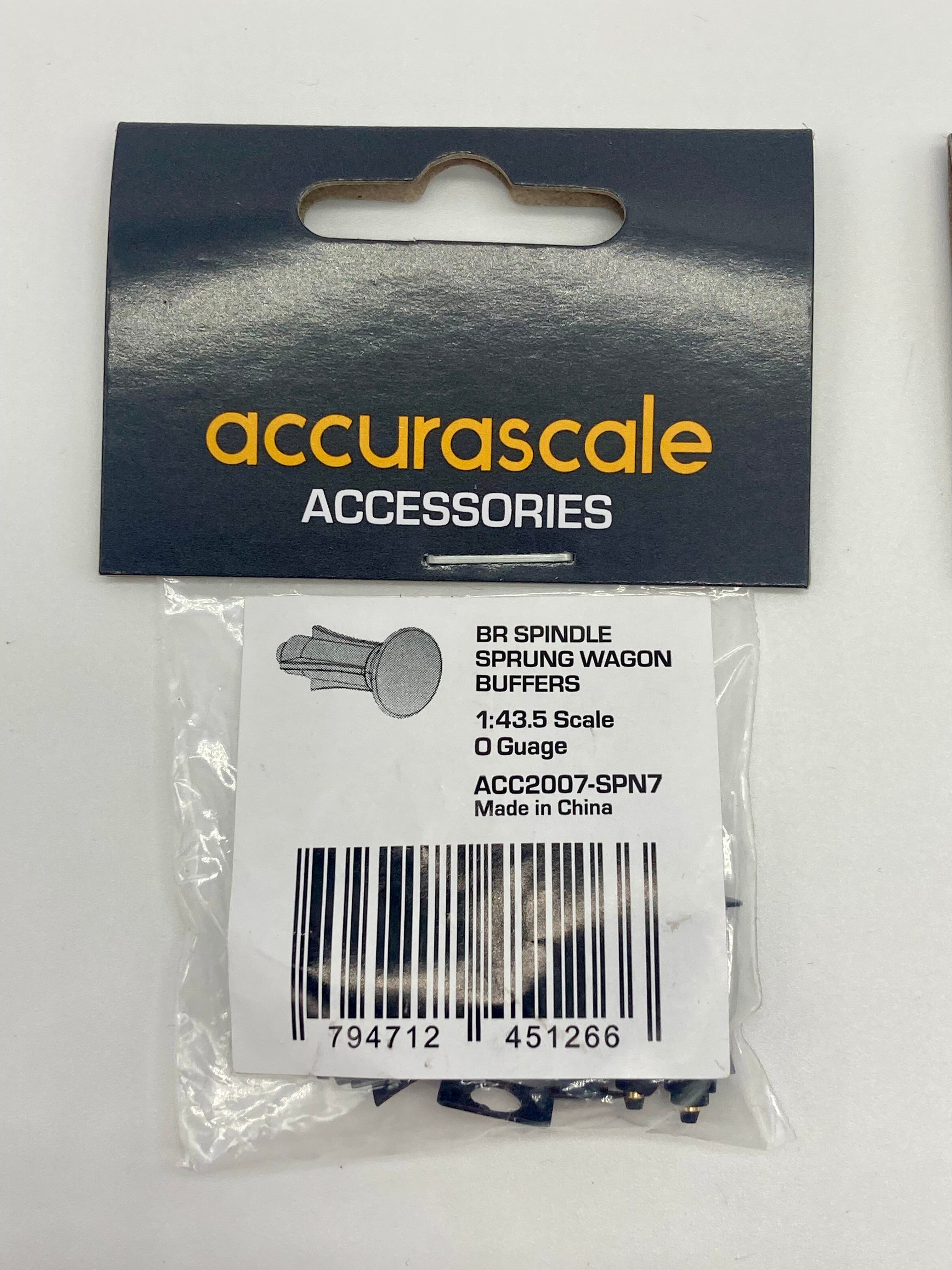 BR Spindle Sprung Wagon Buffers in O Scale – Accurascale