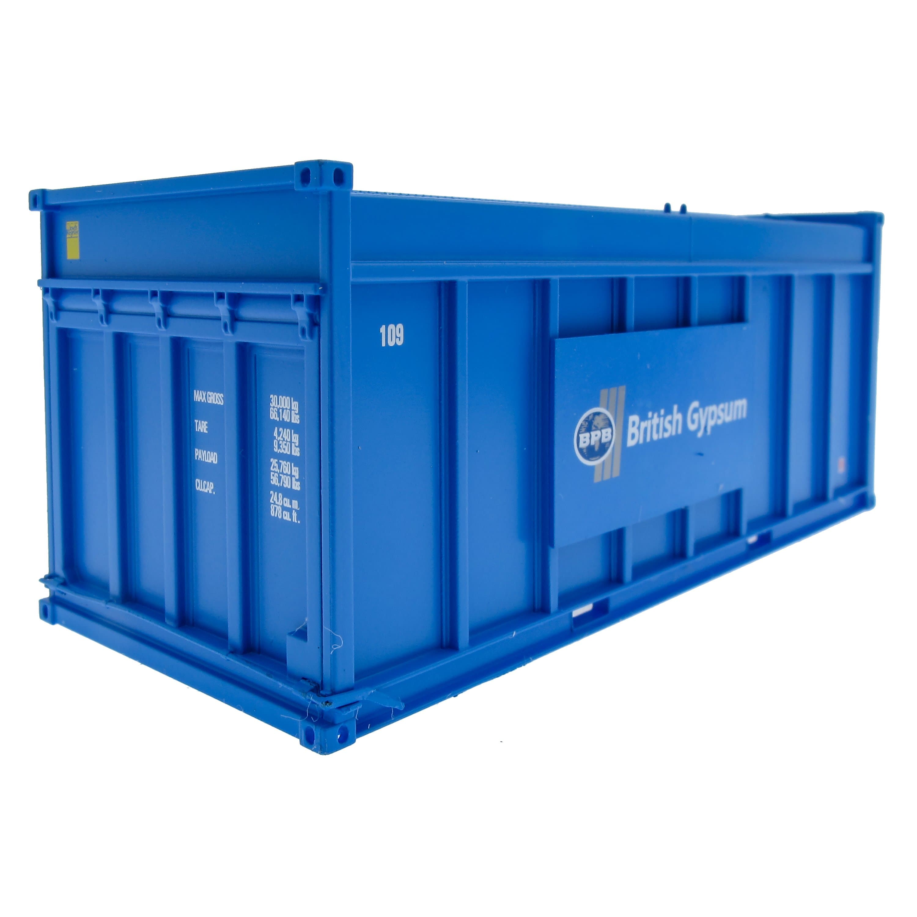 Pack of 3 Gypsum 20' Containers - Blue Containers
